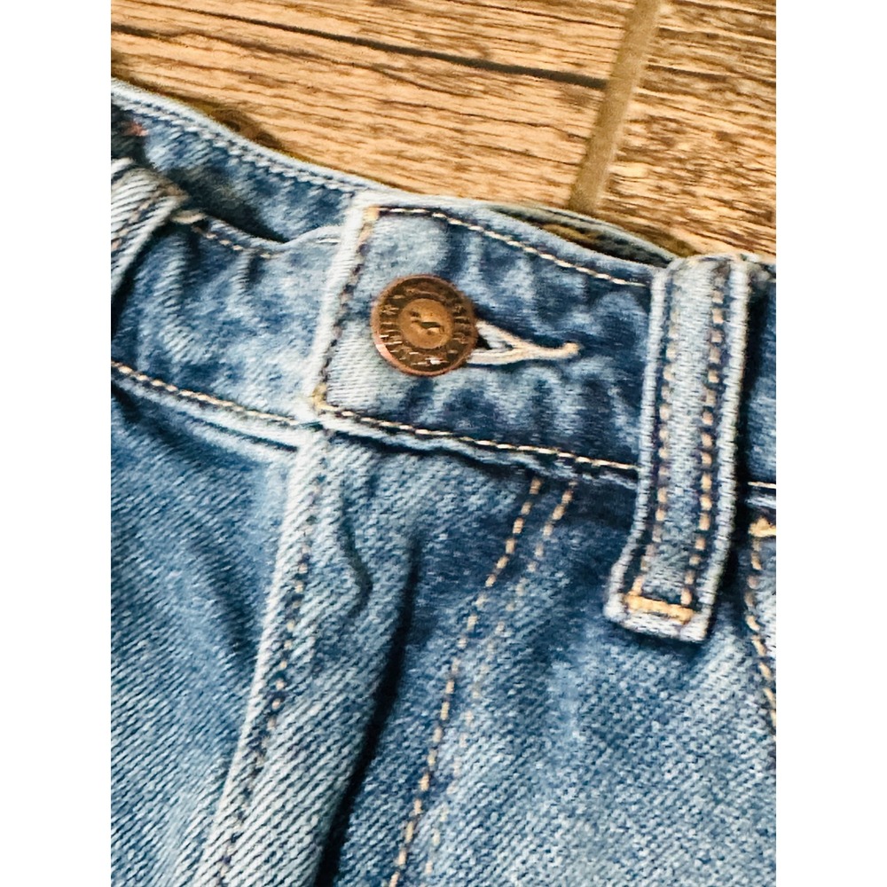 Hollister High-Rise Mom Short 3" Blue Denim Size 0 - Picture 3 of 8